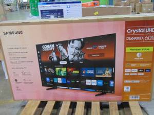 lot 28 image: 65 Inch Samsung  DU6900 Series Crystal UHD 4K Smart Tizen TV (2024)