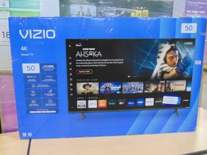 lot 34 image: 50 Inch VIZIO  4K UHD LED HDR Smart TV (V4K50M-08)