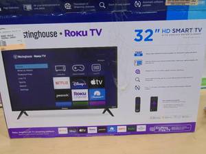 lot 43 image: 32 Inch Westinghouse Roku Select Series Full HD Smart RokuTV