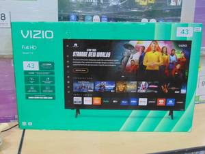 lot 44 image: 43 Inch Vizio D43fM-K01 D-Series Full HD Smart TV