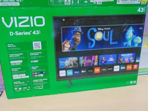 lot 45 image: 43 Inch VIZIO D-Series FHD LED Smart TV D43f-J04