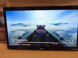 lot 47 image: 24 Inch onn HD (720P) LED Roku Smart Television (100012590)
