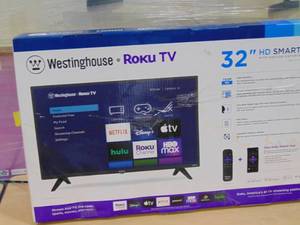 lot 50 image: 32 Inch Westinghouse Roku Select Series Full HD Smart RokuTV