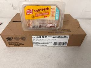 lot 11 image: A. 4x 22oz Oscar Mayer Deli Fresh Rotisserie Seasoned Chicken Breast