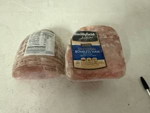 lot 15 image: L. 2x Smithfield Sliced Ham