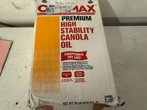 lot 20 image: JJ. 35lbs High Stability Canola Oil