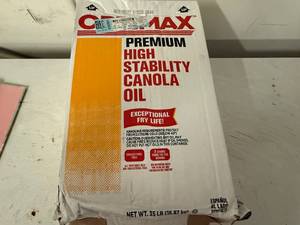 lot 21 image: JJ. 35lbs High Stability Canola Oil