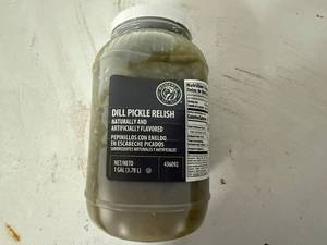lot 22 image: JJ. 1 Gal Dill Pickle Relish