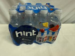 lot 78 image: MM. 12x 16oz Hint Water-Assorted 4 Flavors