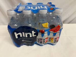 lot 79 image: MM. 12x 16oz Hint Water-Assorted 4 Flavors