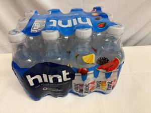 lot 81 image: MM. 12x 16oz Hint Water-Assorted 4 Flavors