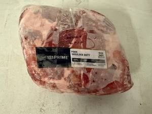 lot 94 image: AA. 8.4lb USA Prime Pork Shoulder Butt