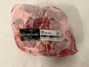 lot 95 image: AA. 7.7lb USA Prime Pork Shoulder Butt