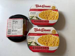 lot 106 image: AA. 3x 20oz Bob Evan Mac & Cheese