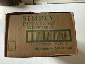 lot 121 image: BB. 6x 20oz Simply Potatoes- Diced