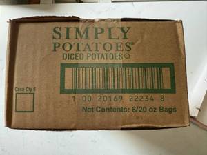 lot 125 image: BB. 6x 20oz Simply Potatoes- Diced