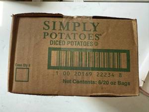 lot 126 image: BB. 6x 20oz Simply Potatoes- Diced