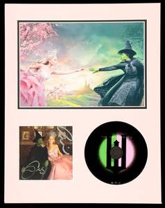 Ariana Grande & Cynthia Erivo Signed "Wicked" Custom Matted Soundtrack Display (ACOA)