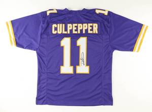 lot 15 image: Daunte Culpepper Signed Jersey (JSA)