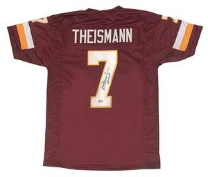 lot 19 image: Joe Theismann Signed Jersey Inscribed 83 MVP (Beckett)