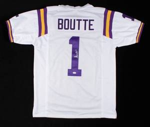 lot 23 image: Kayshon Boutte Signed Jersey (JSA)