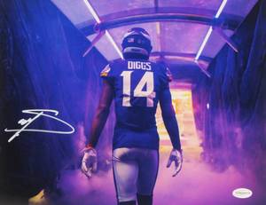 lot 30 image: Stefon Diggs Signed Vikings 11x14 Photo (TSE COA)