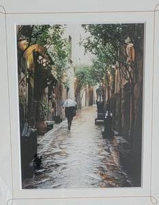 lot 50 image: Framed Photo Print Italy by Zeny Cieslikowski