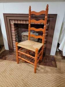 lot 167 image: Rush Seat Sienna Ladderback Chair