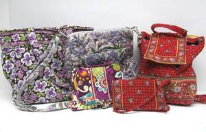 lot 19 image: Group of VERA BRADLEY Purses Totes Bags etc
