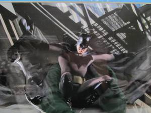 lot 21 image: Very Cool Framed Signed BATMAN DC Direct Signature Series Print - War on Crime - Signed by Alex Ross