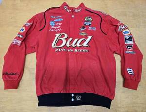 lot 86 image: Awesome Like-New Chase Authentics Drivers Line BUDWEISER Jacket - Size XL