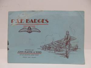 lot 168 image: COMPLETE Book of WW2 era RAF Badges Tobacco CardStamp Set wBook