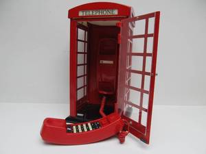 lot 105 image: Large Vintage Style Telephone Booth Telephone