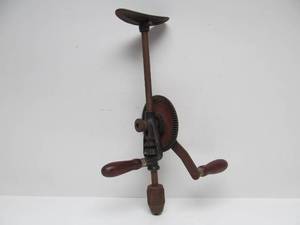 lot 114 image: Larger Vintage MOHAWK Hand Crank Push Drill
