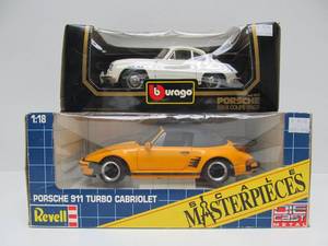 lot 117 image: 2 Mint in Box PORSCHE Diecast Cars