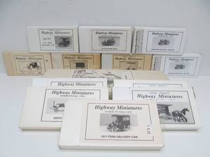lot 120 image: Large Group of Mint in Box HIGHWAY MINIATURES Scale Model Vehicles & Accessories