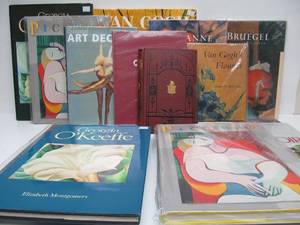 lot 147 image: Estate Lot of Large Hardcover Coffee Table Books on Art & Famous Artists