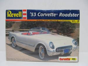 lot 152 image: NOS Sealed Revell 53 Corvette Roadster Model Kit