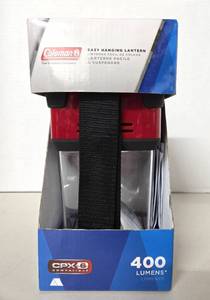 lot 208 image: New in Box COLEMAN Easy Hanging Lantern