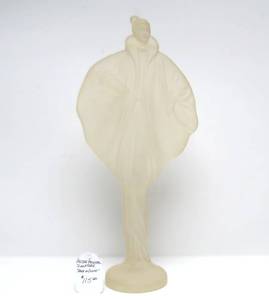 lot 183 image: Vintage Art Deco Acrylic  Lucite Sculpture - Lady in Coat