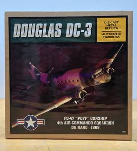 lot 290 image: Brand New in Box Diecast Metal Airplane - Douglas DC-3 FC-47 Puff Gunship 