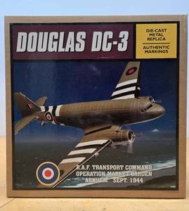 lot 291 image: Brand New in Box Diecast Metal Airplane - Douglas DC-3 R.A.F. Transport Command