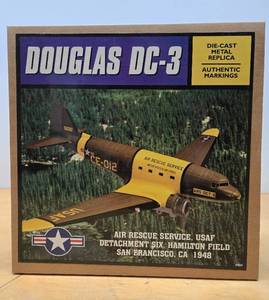 lot 292 image: Brand New in Box Diecast Metal Airplane - Douglas DC-3 USAF Air Rescue Service