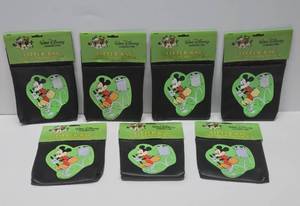 lot 320 image: Lot of 7 NOS Vintage DISNEY Mickey Mouse Litter Bags for Cars