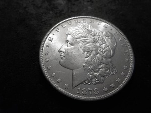 lot 2 image: 1878 S Morgan Silver Dollar