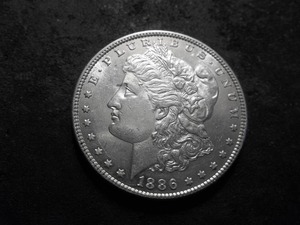 1886 Morgan Silver Dollar PL/DMPL