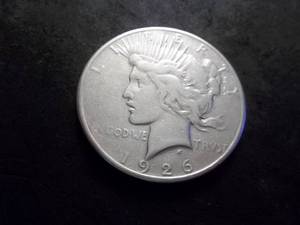 lot 25 image: 1926 S Peace Silver Dollar