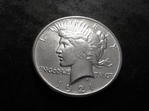 1921 Peace Silver Dollar