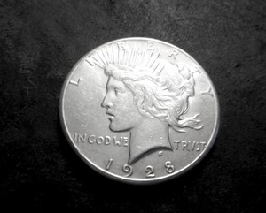 1928 Peace Silver Dollar