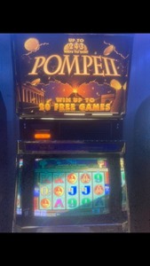 lot 103 image: Arcade Video Game  ARISTOCRAT POMPEIL Slot Machine